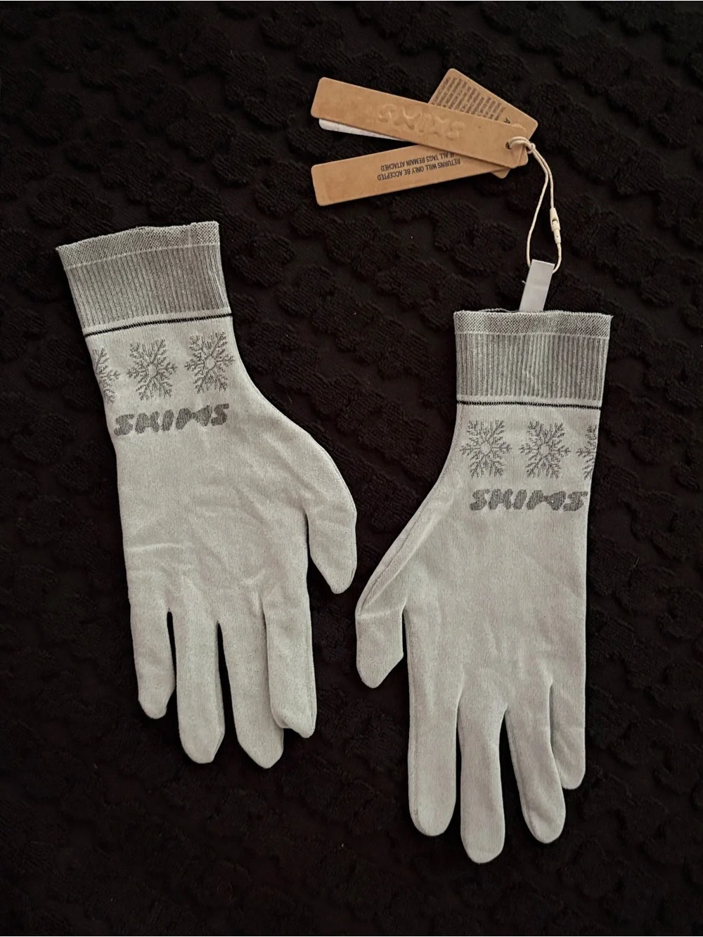 ❄️ SKIMS First Layers Gloves | Mirror Winter Fairisle | One Size | NWT 🏷️